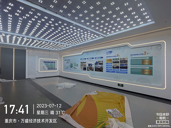 重慶萬盛經濟開發(fā)區(qū)博物館文化墻展示制作
